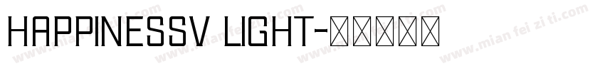 HappinessV Light字体转换